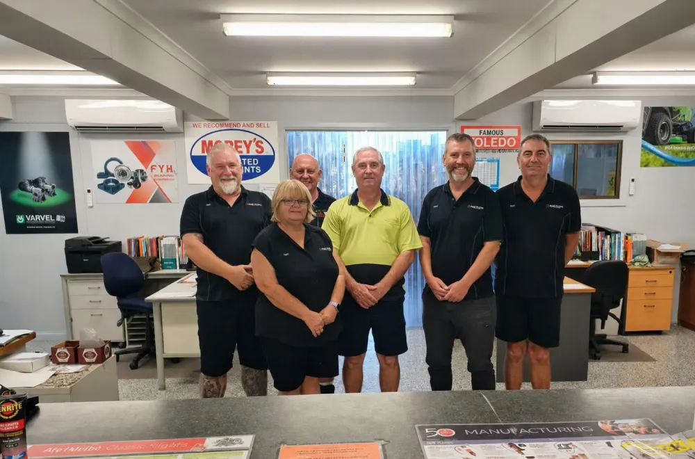 The Pine Rivers Bearings team at the trade counter