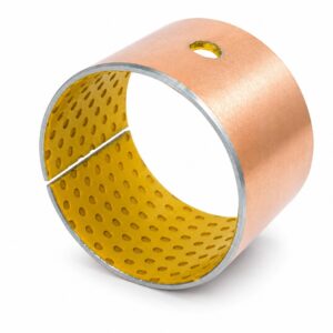 NBR MB3530DX PTFE-Lined Steel-Backed Plain Cylindrical Bush 35.0x39.0x30.0mm
